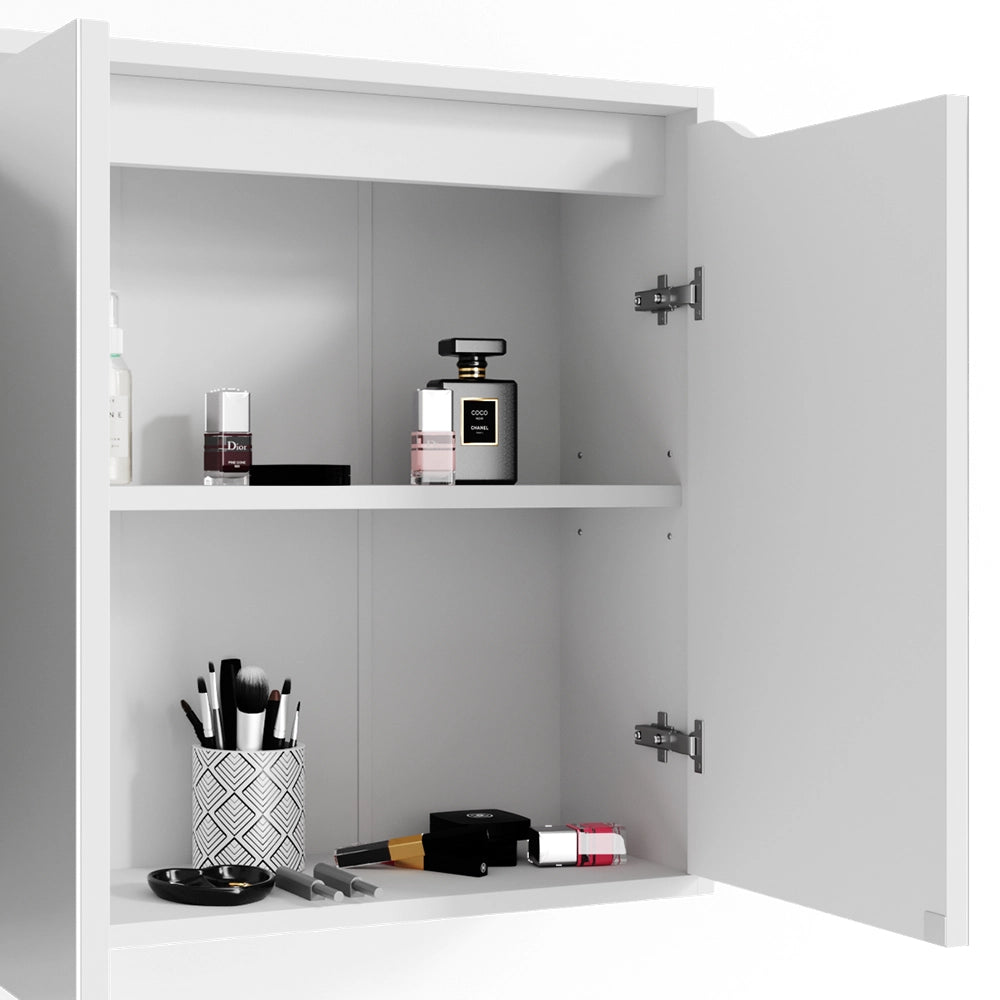 Vicco Specchio contenitore bagno Bianco 60 x 60 cm
