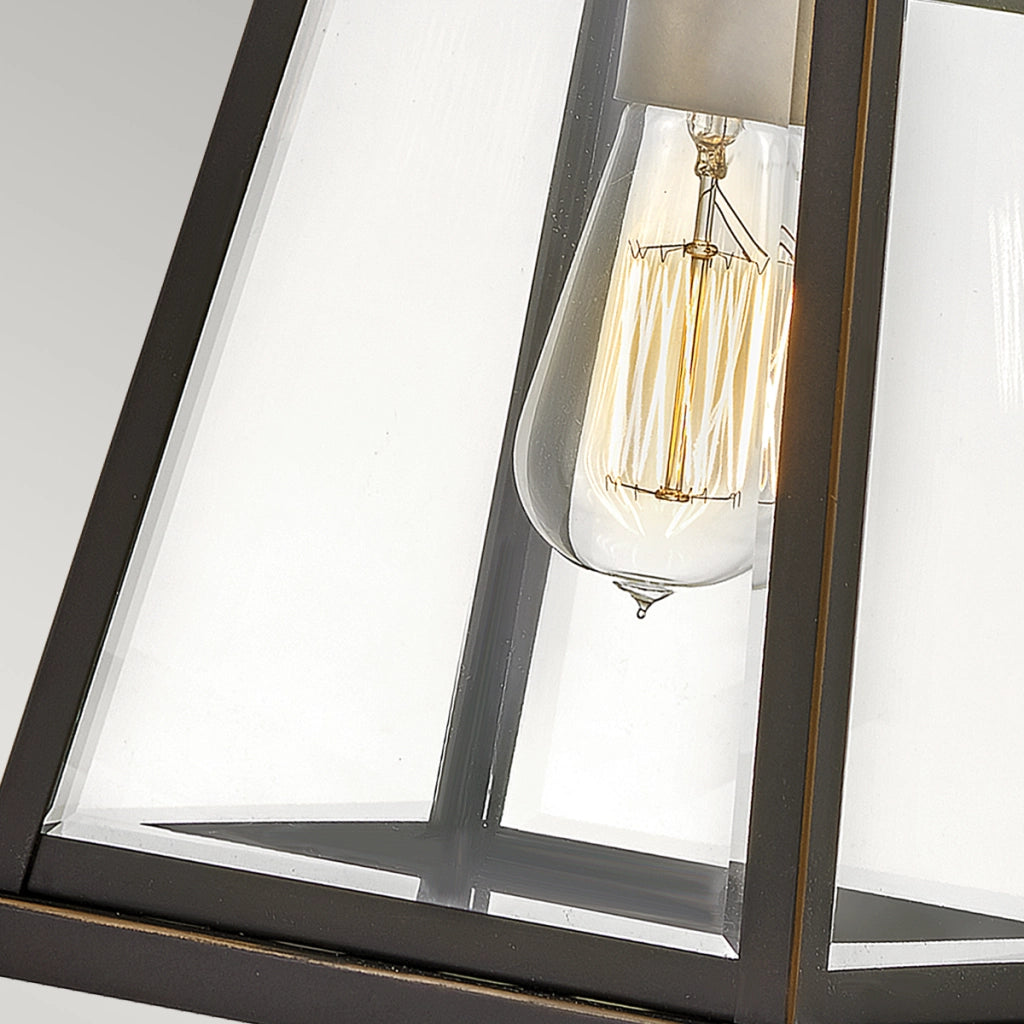 Applique esterno retro Bainbridge Hinkley bronzo E27 60W