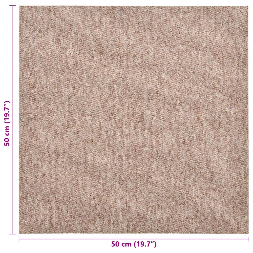 Tappeto 20 pz Beige 50 x 50 cm 100% Polipropilene