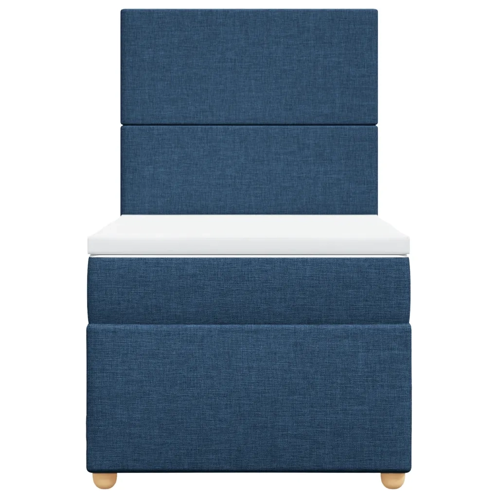 Giroletto a Molle con Materasso Blu 90x190 cm in Tessuto 3291134