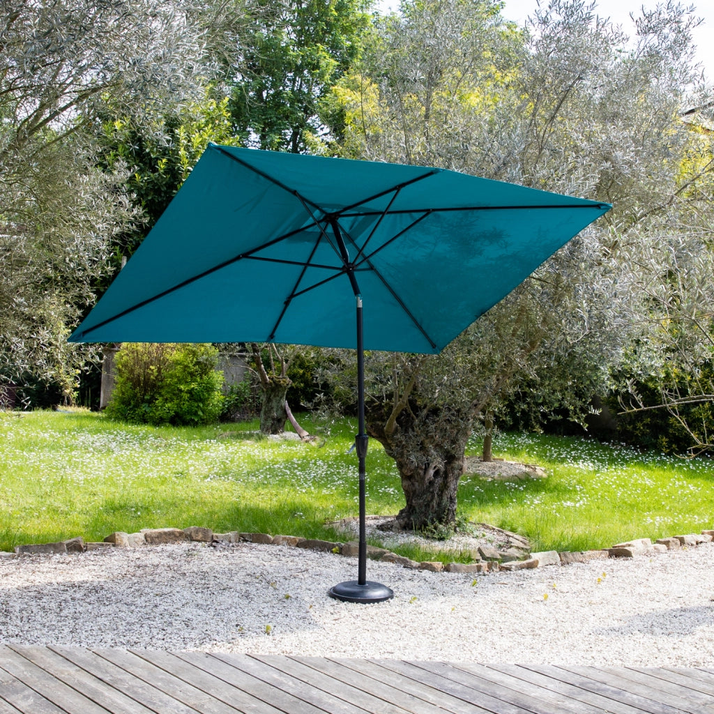 HAPUNAOmbrello rettangolare diritto 2x3m blu