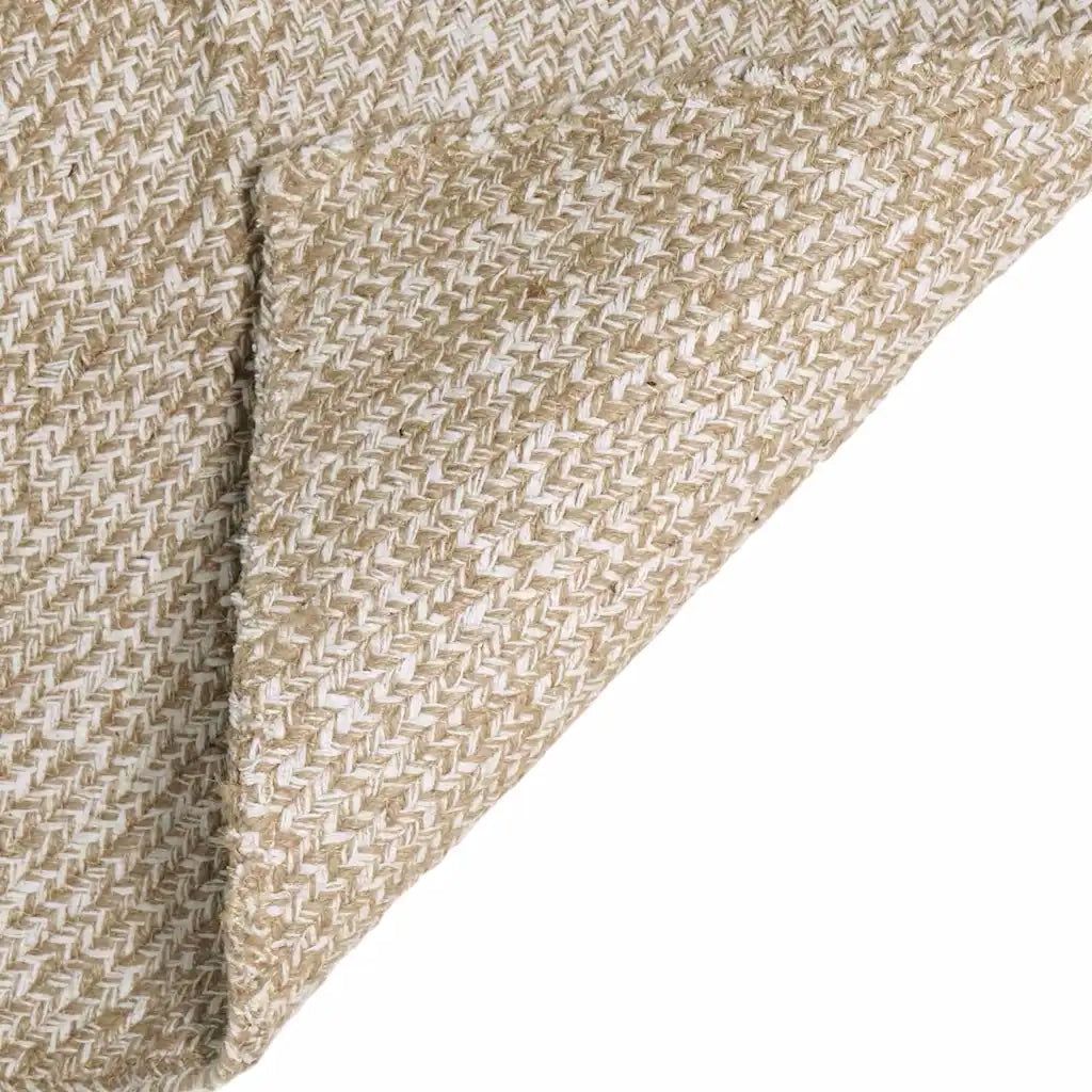 Tappeti per area Naturale e Bianco 80 x 200 cm Juta 42010598