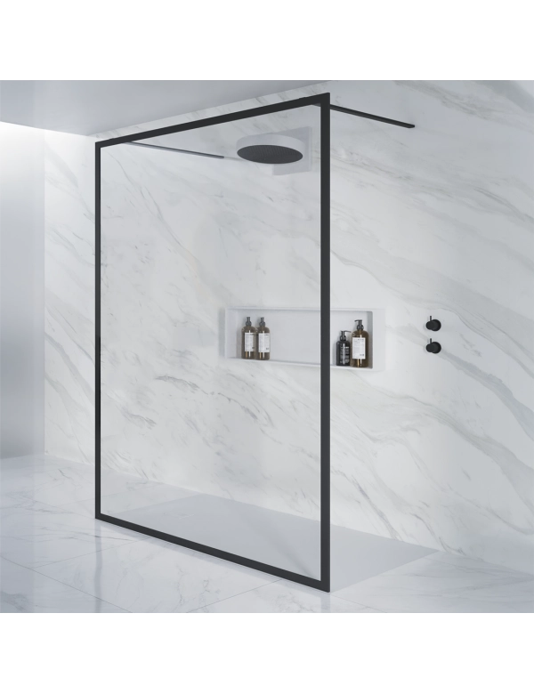 Parete doccia walk-in LUCID 401 RIHO 100x200 cm