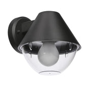 Applique esterna nera cono E27 40W Hendera Candellux