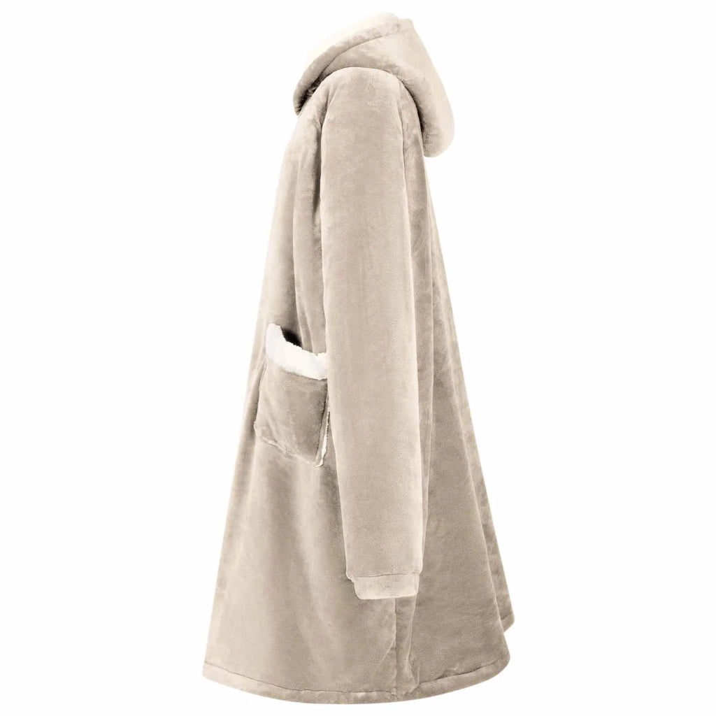 Felpa coperta Beige L Pile e Flanella 42017182