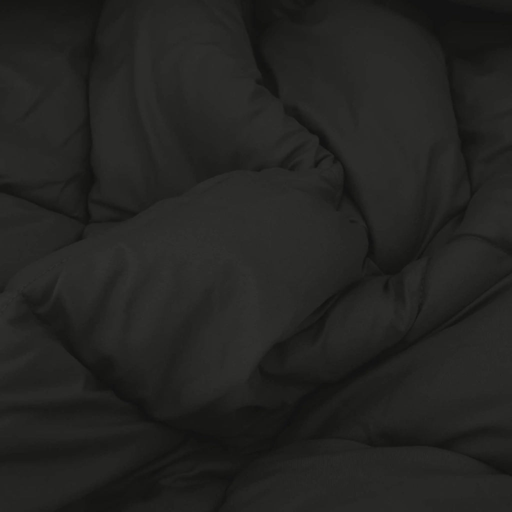 Duvet Invernale Nero 220 x 260 cm Microfibra 42025714