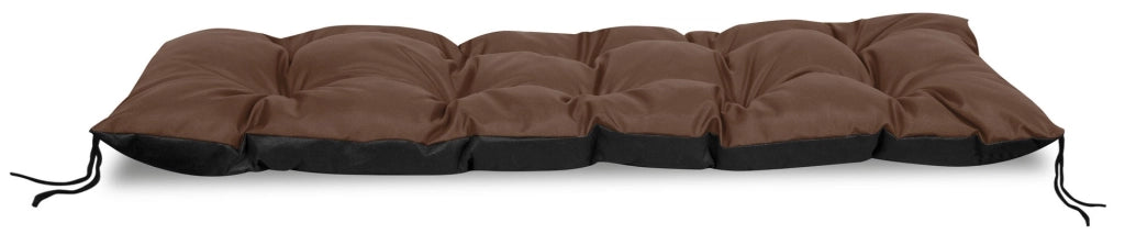 AIO FACTORY Cuscino da giardino impermeabile marrone 120x40 cm per panca in pallet