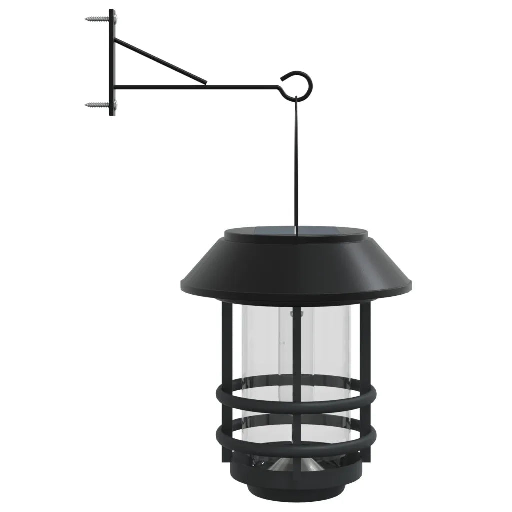 Lanterne Solari da Parete per Esterni 4 pz Bianche 4008188