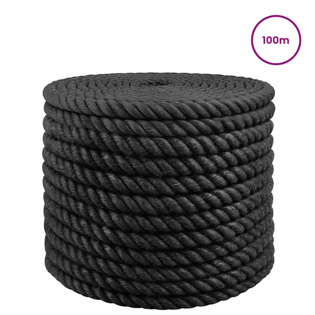 Corda | Fune di Juta 16 Nero 100% juta Tossa