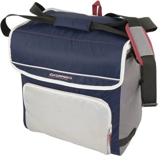Camping refrigeratore con ruote in blu scuro/grigio