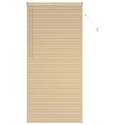 Tenda Veneziana | Tenda a lamelle Marrone Chiaro con Motivo 213 x 80 cm 25 mm PVC