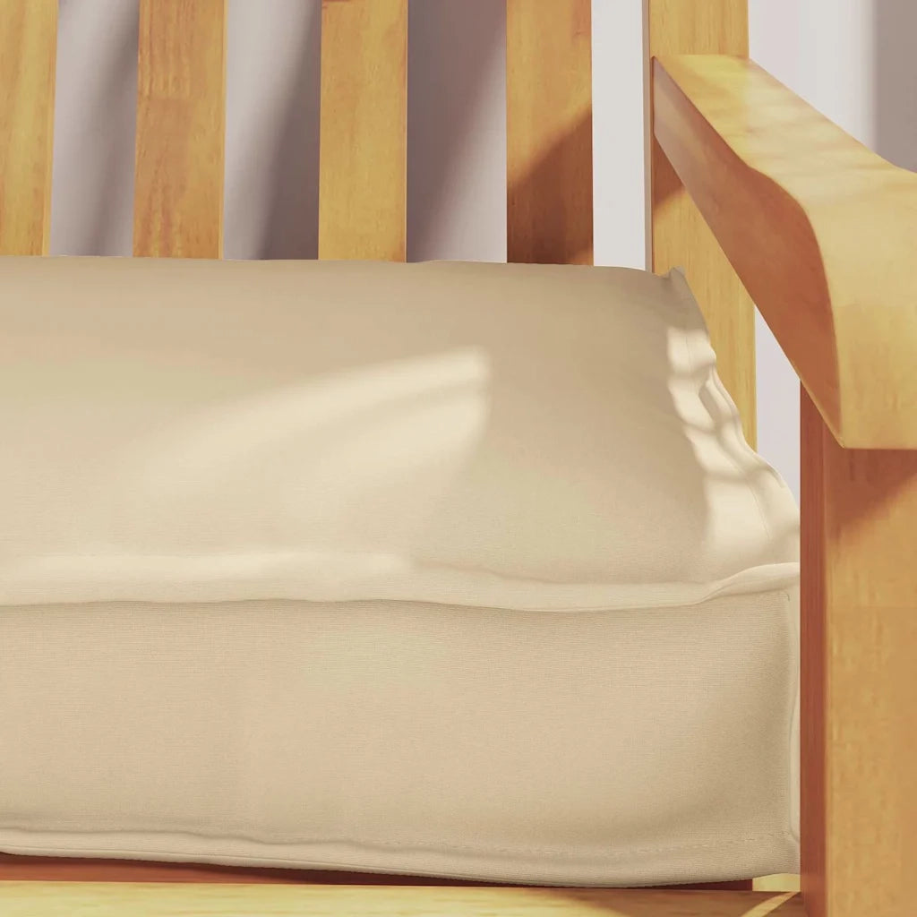 Cuscino per pallet Beige 200 x 40 x 8 cm Tessuto Oxford 42001681
