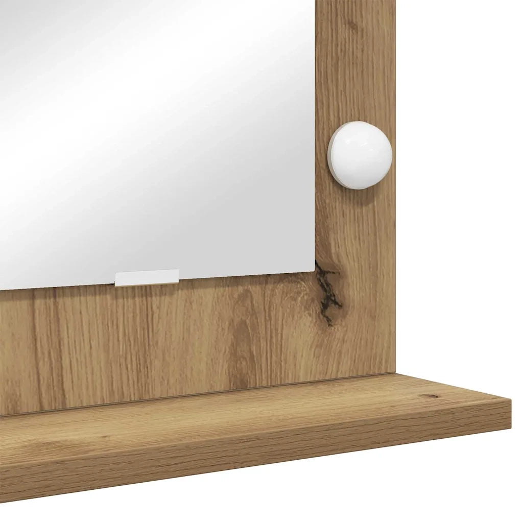 Specchio da Vanit¨¤ Rovere artigianale 80 x 45 x 18 cm