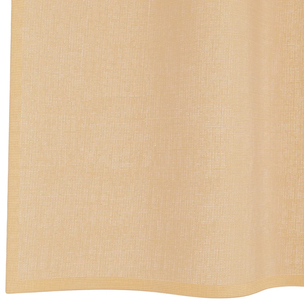 Tende in Voile con Occhielli 2 pz Sabbia