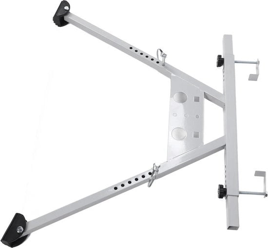 Stabilizzatore per Scale e Tetti in Acciaio, Supporto per Scale con Supporto per Parete