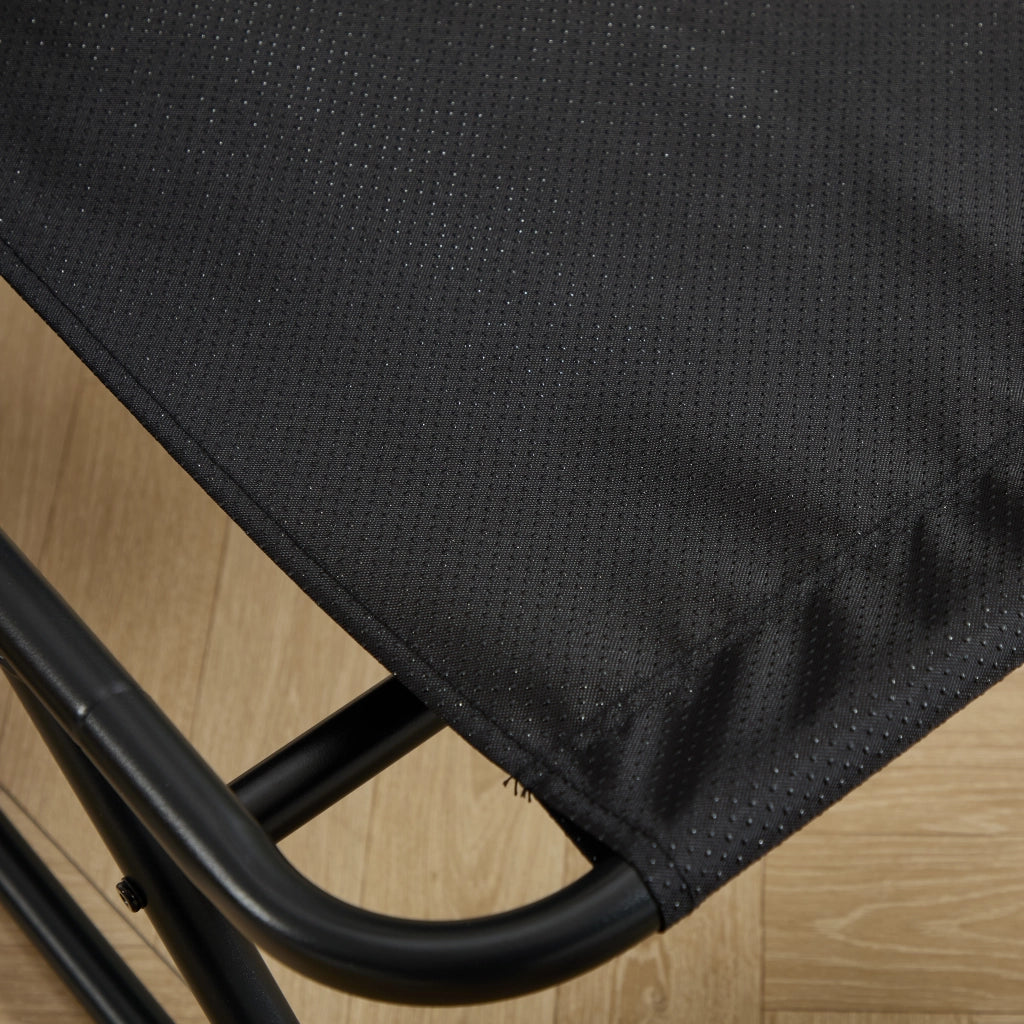 Sedia da patio esterno con pouf poltrona reclinabile comoda con cuscino e poggiapiedi ideale per soggiorno camera da letto sala di lettura telaio nero con cuscino grigio