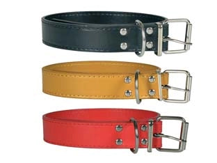 COLLARE PER CANI FINTO CUOIO- - cm.60x3 - 5 pezzi IL CAMPO