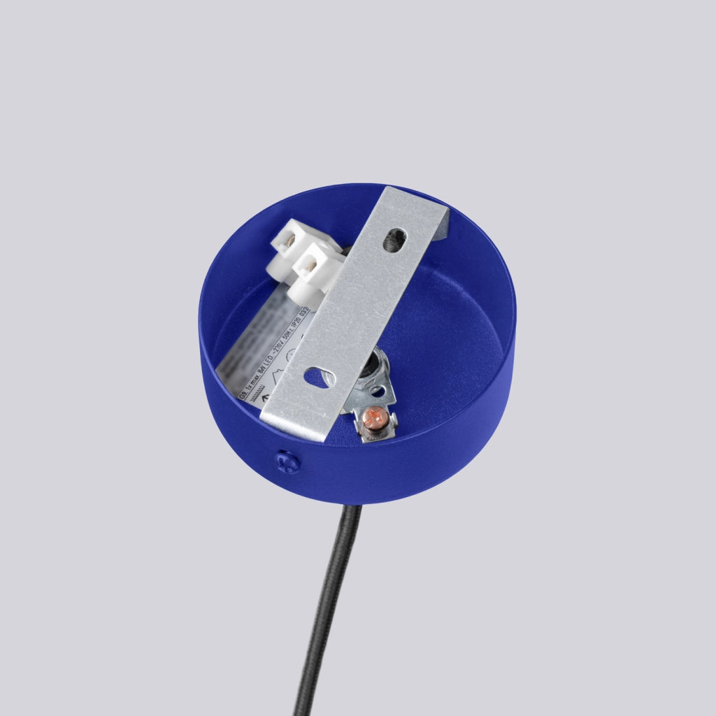 Lampadario HALO 6 ultramarino