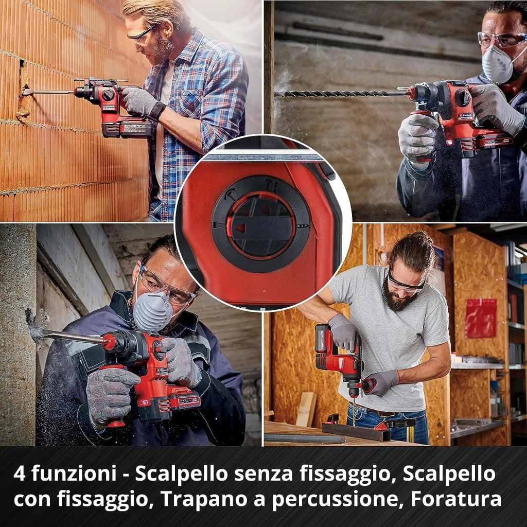 Tassellatore a Batteria Einhell Herocco 18 20 Li 18V Corpo Macchina