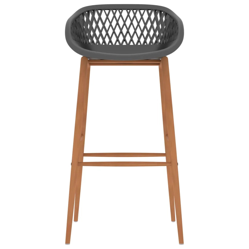 Set da Bar 5 pz Bianco e Grigio 3057408