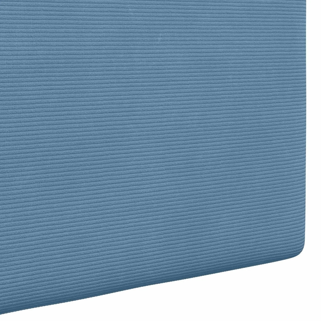 Testiera sospesa Con luce LED Blu Tessuto in Cords 3424293