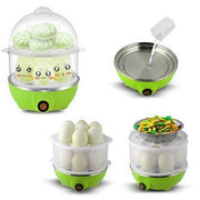 Trade Shop - Cuoci Uova Legumi A Vapore Bollitore Elettrico 350w Cuociuova 7 Uova Tx-9596 -