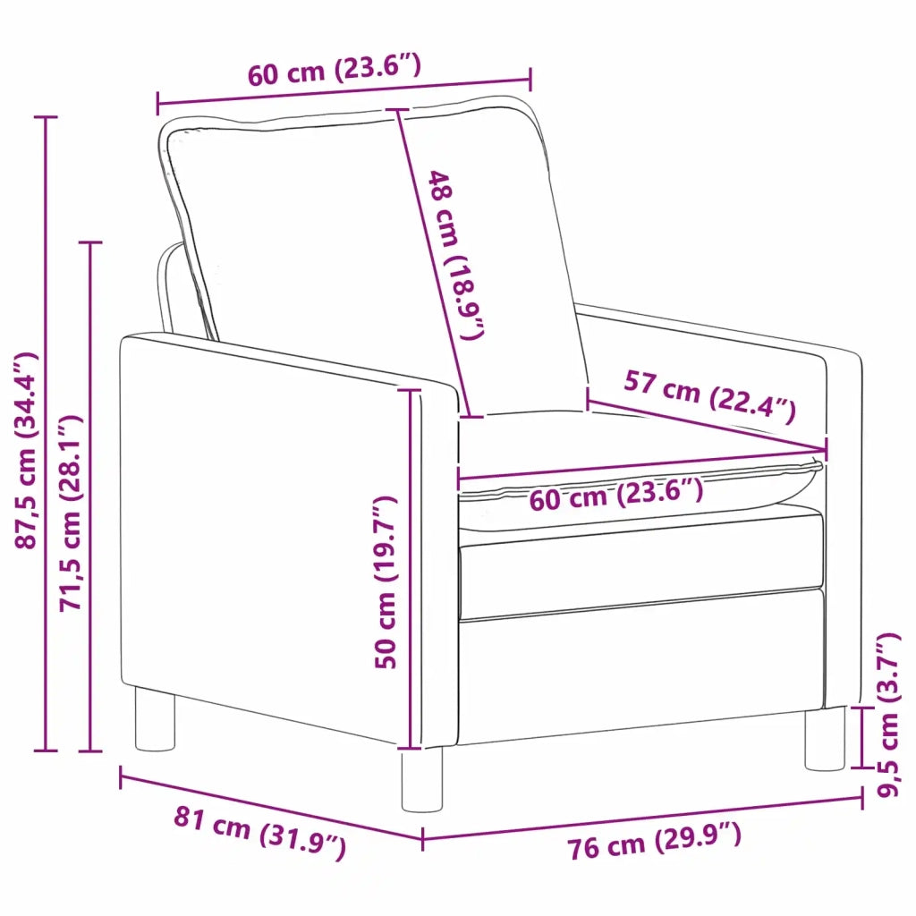 Set di divani 2 pz Blu Tessuto 3417024