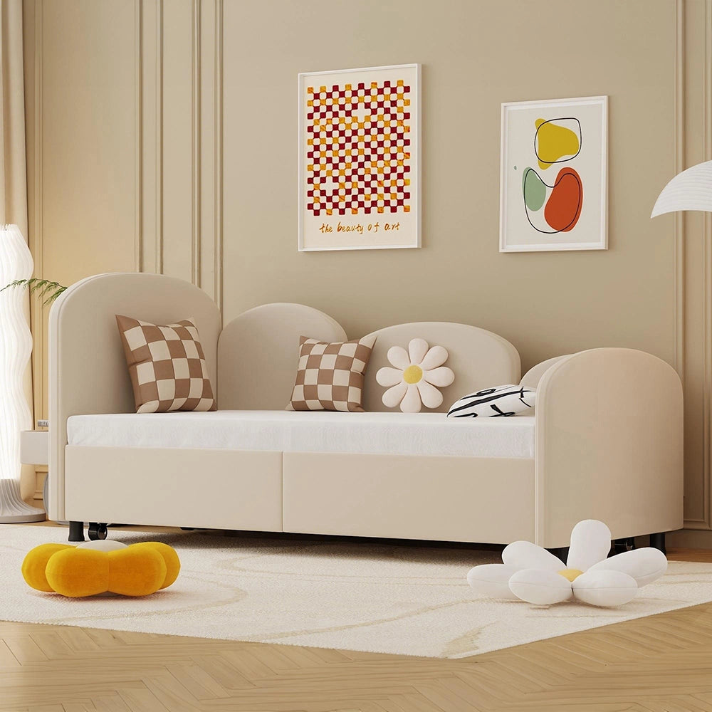 Divano letto giorno?- Xylo - velluto moderno cassetti