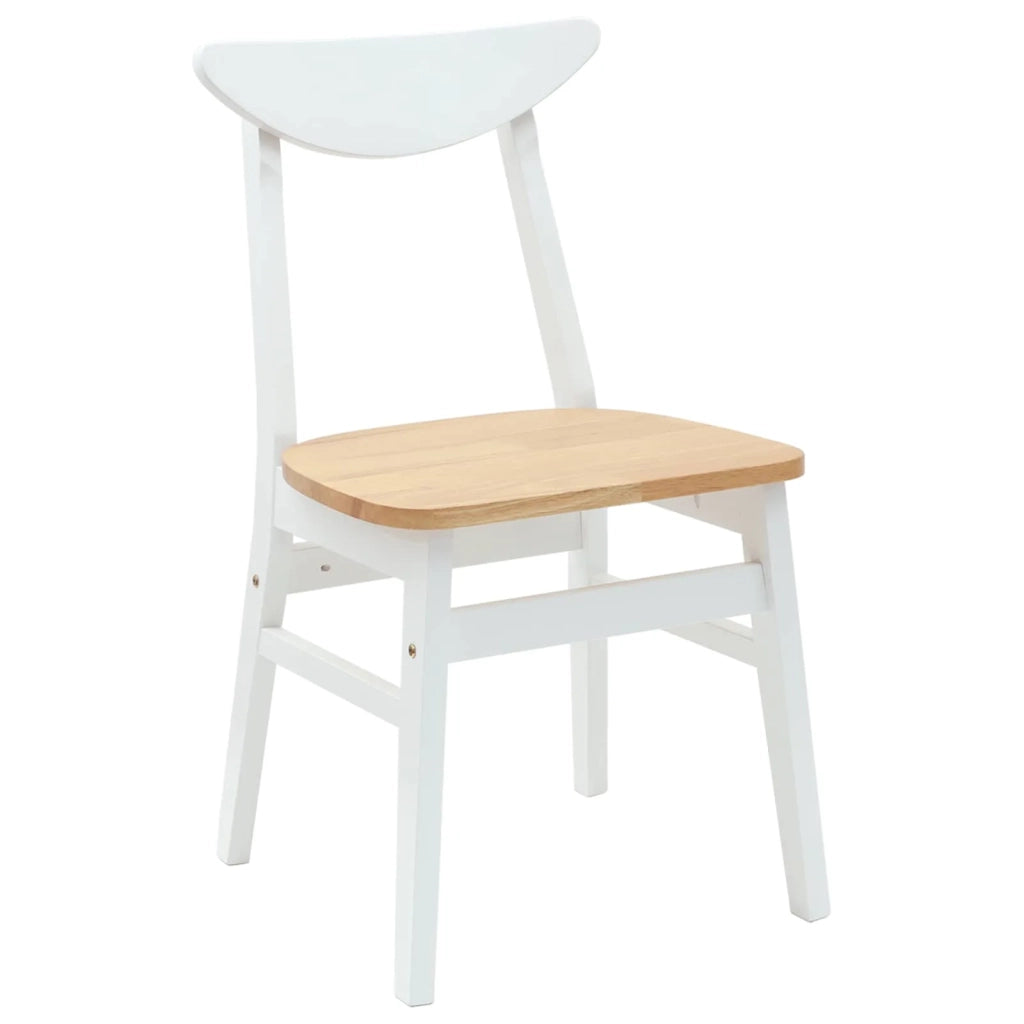 Sedie da pranzo 2 pcs Bianco 42 x 47.5 x 81 cm