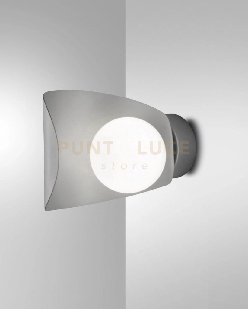 ADRIA APPLIQUE ARGENTO A LED 3000K - 6W - 540 lm ORIENTABILE IP20 IN METALLO E VETRO