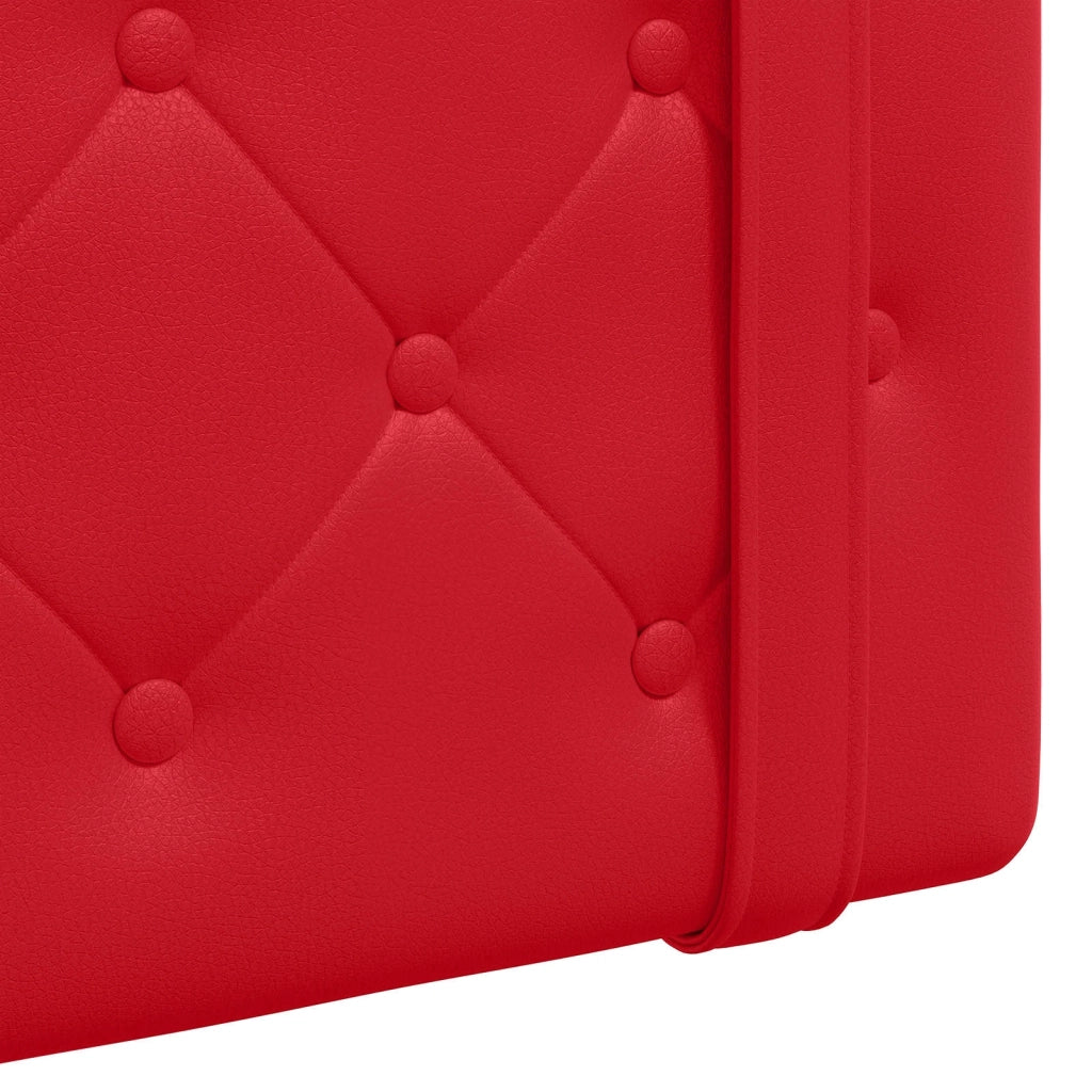 Testiera | Testata sospesa Rosso Similpelle