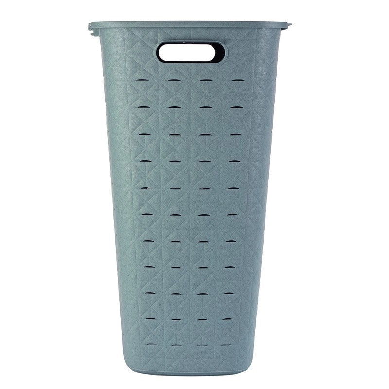 Cesta portabiancheria Curver Softex blu 56l cm 42x31,1x60 h