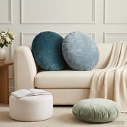 Federa 6 pz HEERLEN Blu Ø 50 cm Tessuto Chenille 922638