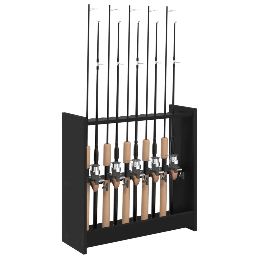Supporto per stecche da biliardo Legno ingegnerizzato Nero 3429708