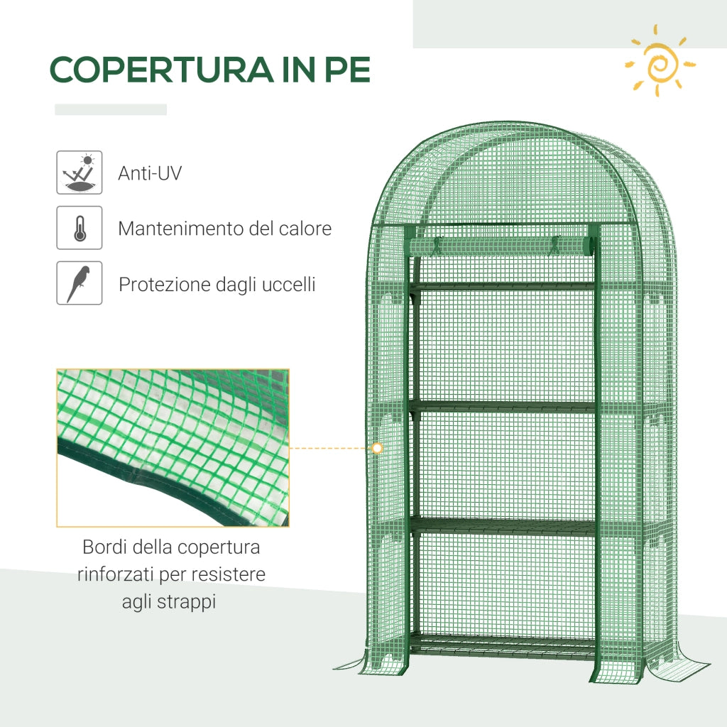 Serra da Giardino ¨C Minimal ¨C Verde 80x49x160cm