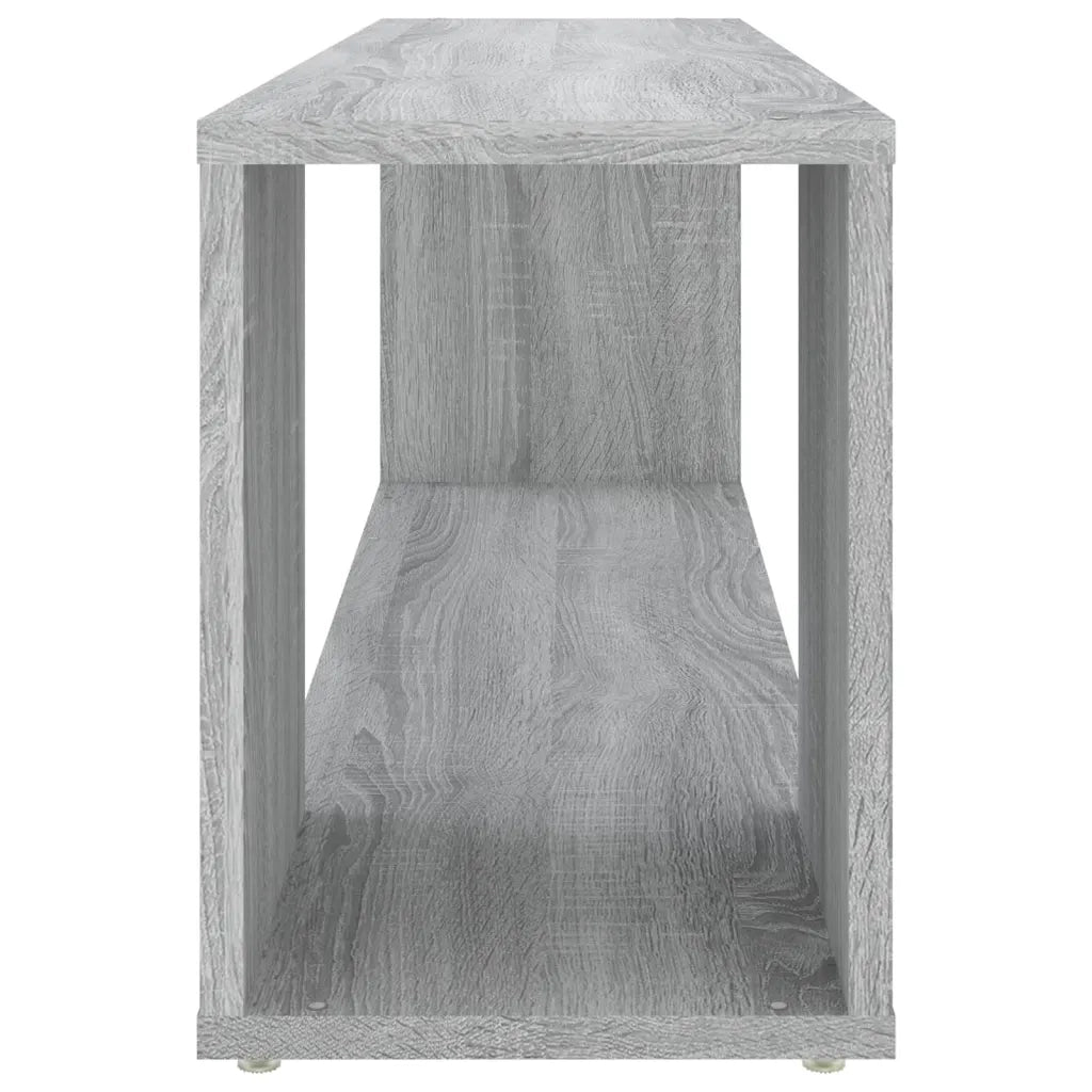 Mobile TV Grigio Sonoma 100x24x32 cm in Legno Multistrato 816036
