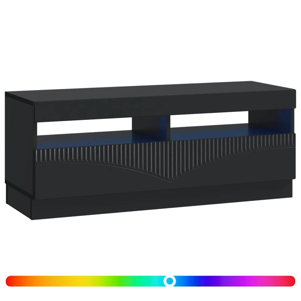 Mobile TV LED Nero Legno ingegnerizzato 897426