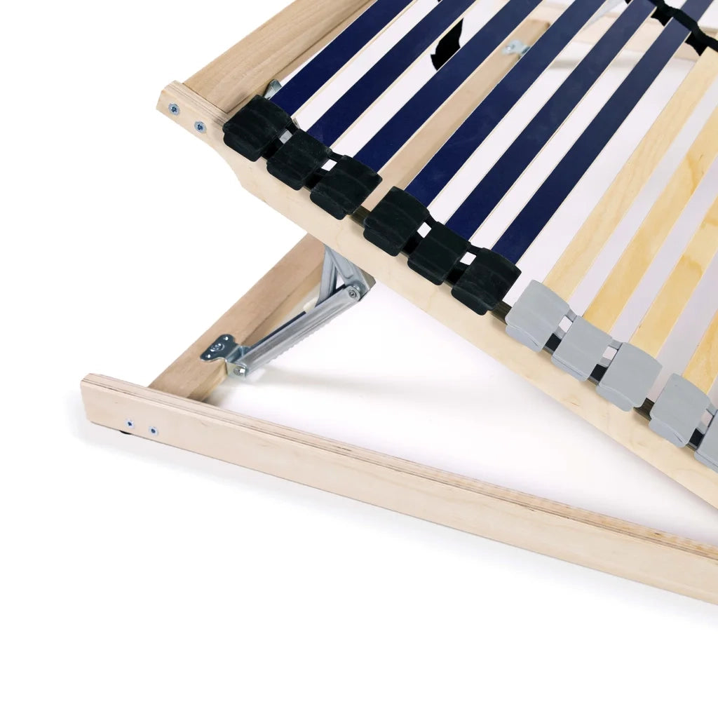 Reti a Doghe 2 pz 7 Zone con 42 Doghe in Legno 90x200 cm 3051434