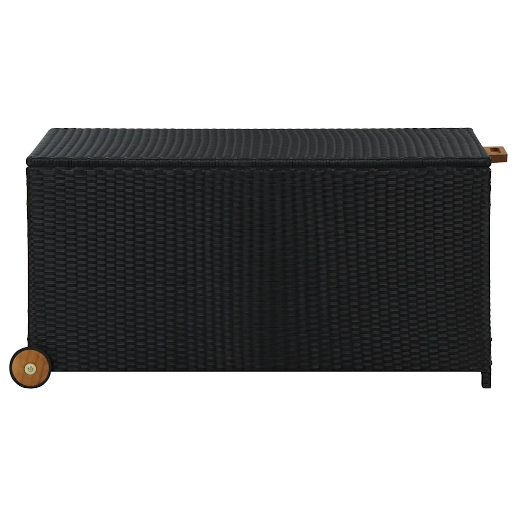 Contenitore da Giardino Nero 120x65x61 cm in Polyrattan CFW4398512