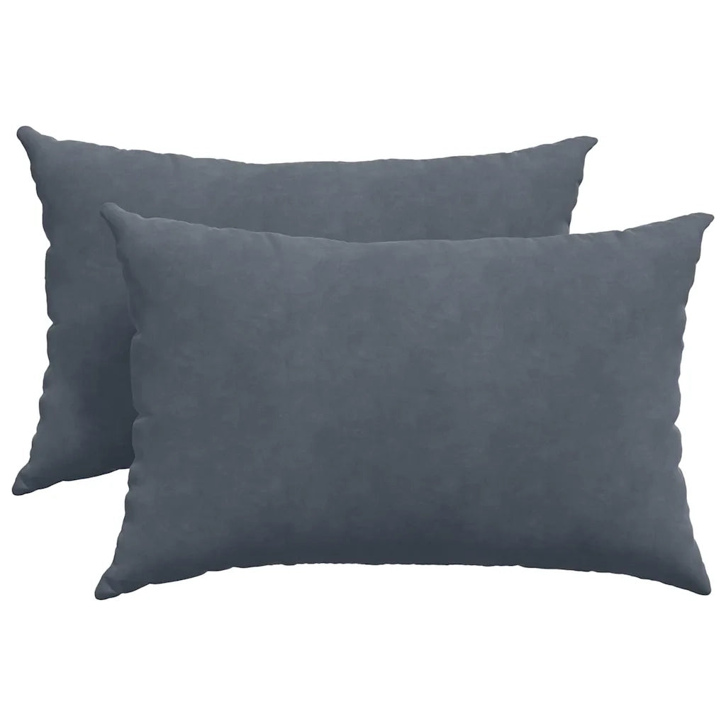 Cuscini da Divano 2 pcs Grigio scuro 60 x 40 cm 42013671