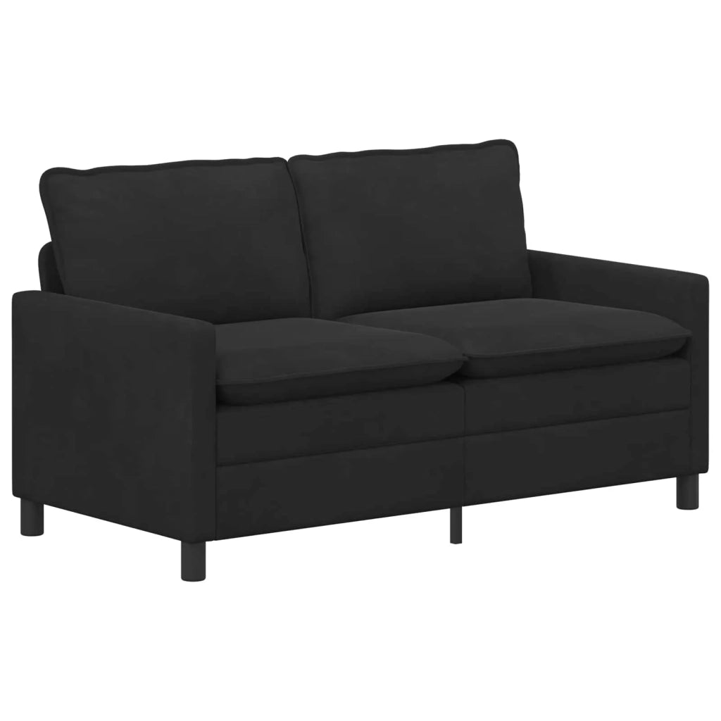 Divano Nero 156 x 81 x 87,5 cm Velluto 42028844