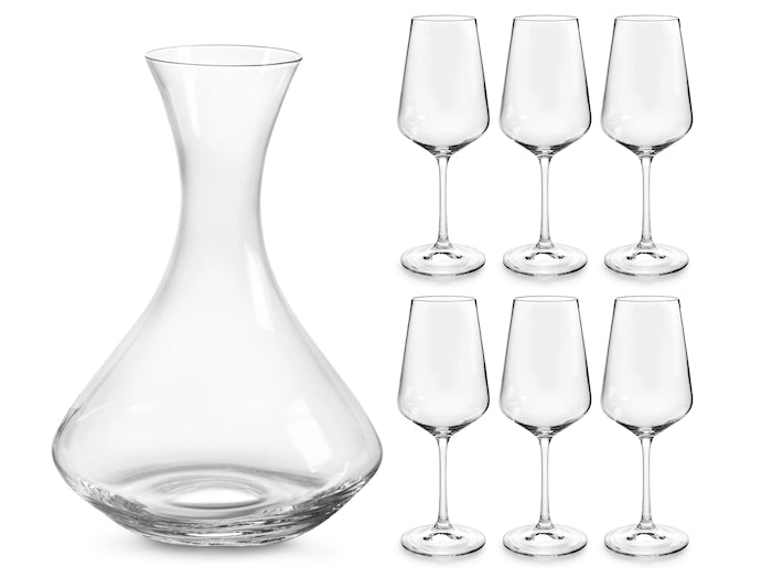 Set 7 pezzi degustazione sandra bohemia
