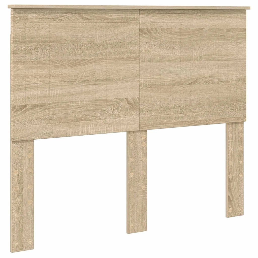 Struttura del letto con testiera-Giroletto con Testiera Rovere Sonoma 135 x 190 cm 821296