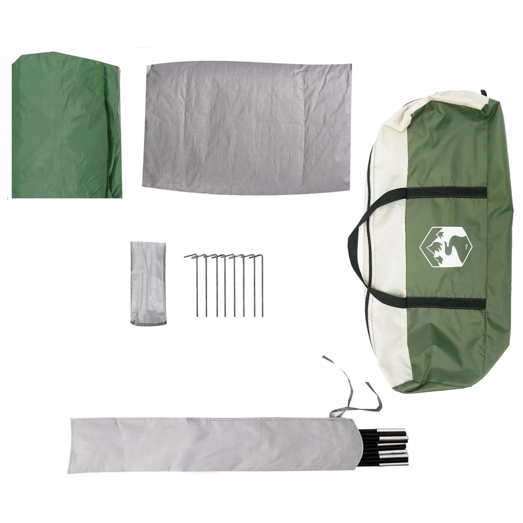 Tenda da tailgate con tendone impermeabile Verde 4 persone 42028543