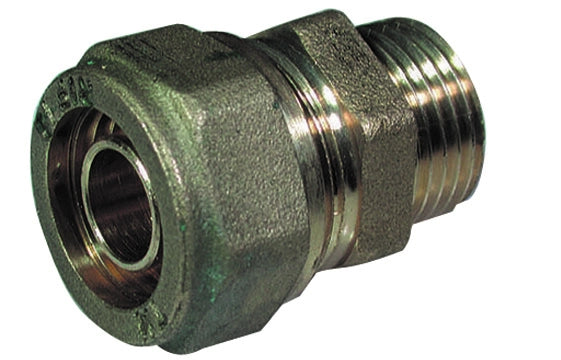 RACCORDO DIRITTO MASCHIO PER TUBO COBRA-PEX- 3/4 x 15- TIEMM- pezzi 1
