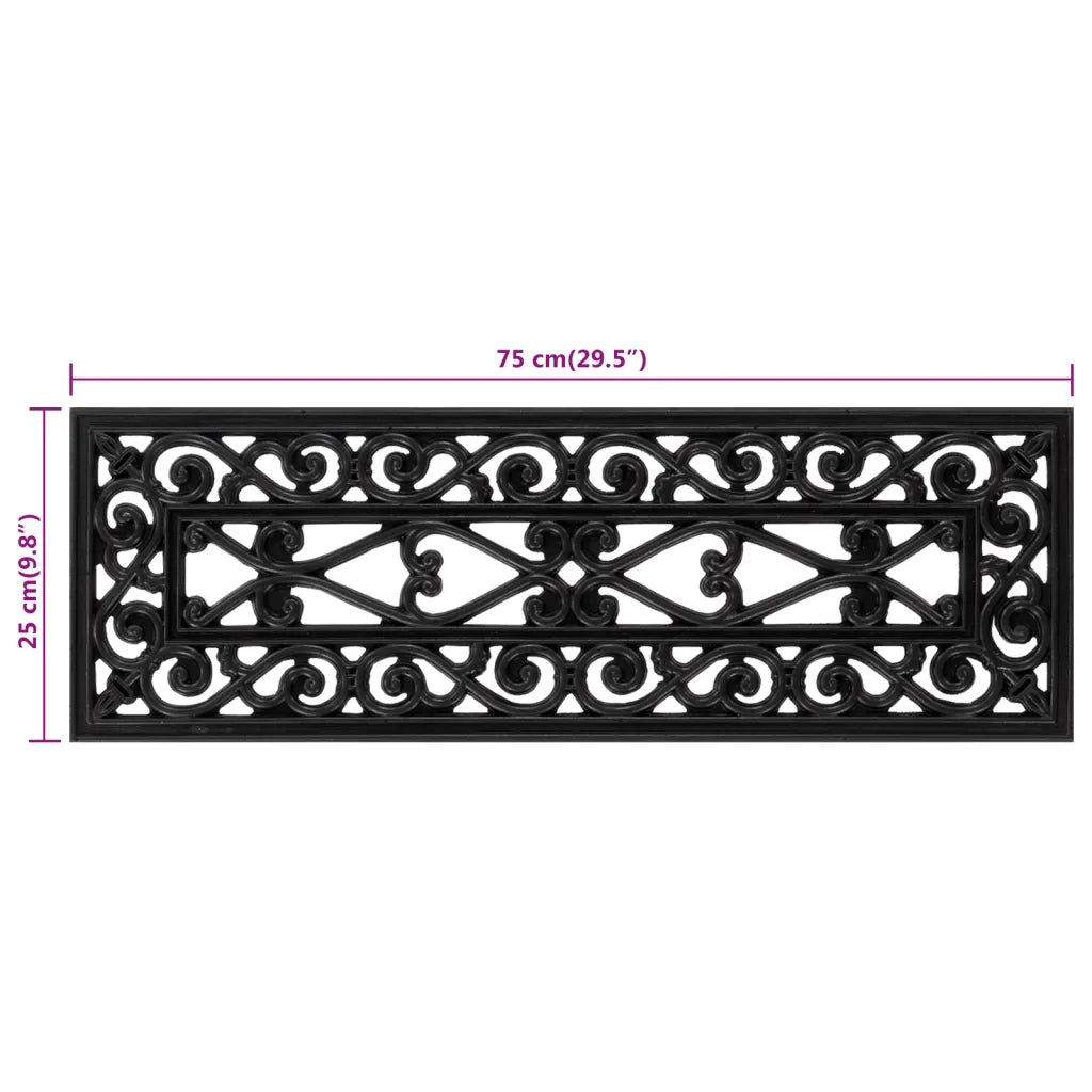 Tappetino per Scale 10 pz | Gradini per Scale 25x75 cm in Gomma