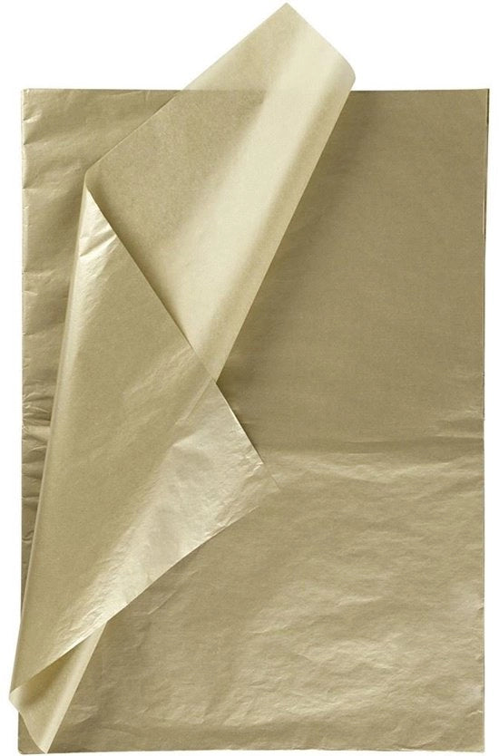 Papier trasparente semi-opaco - decorazione e artigianato - 10 pezzi - diverse colori