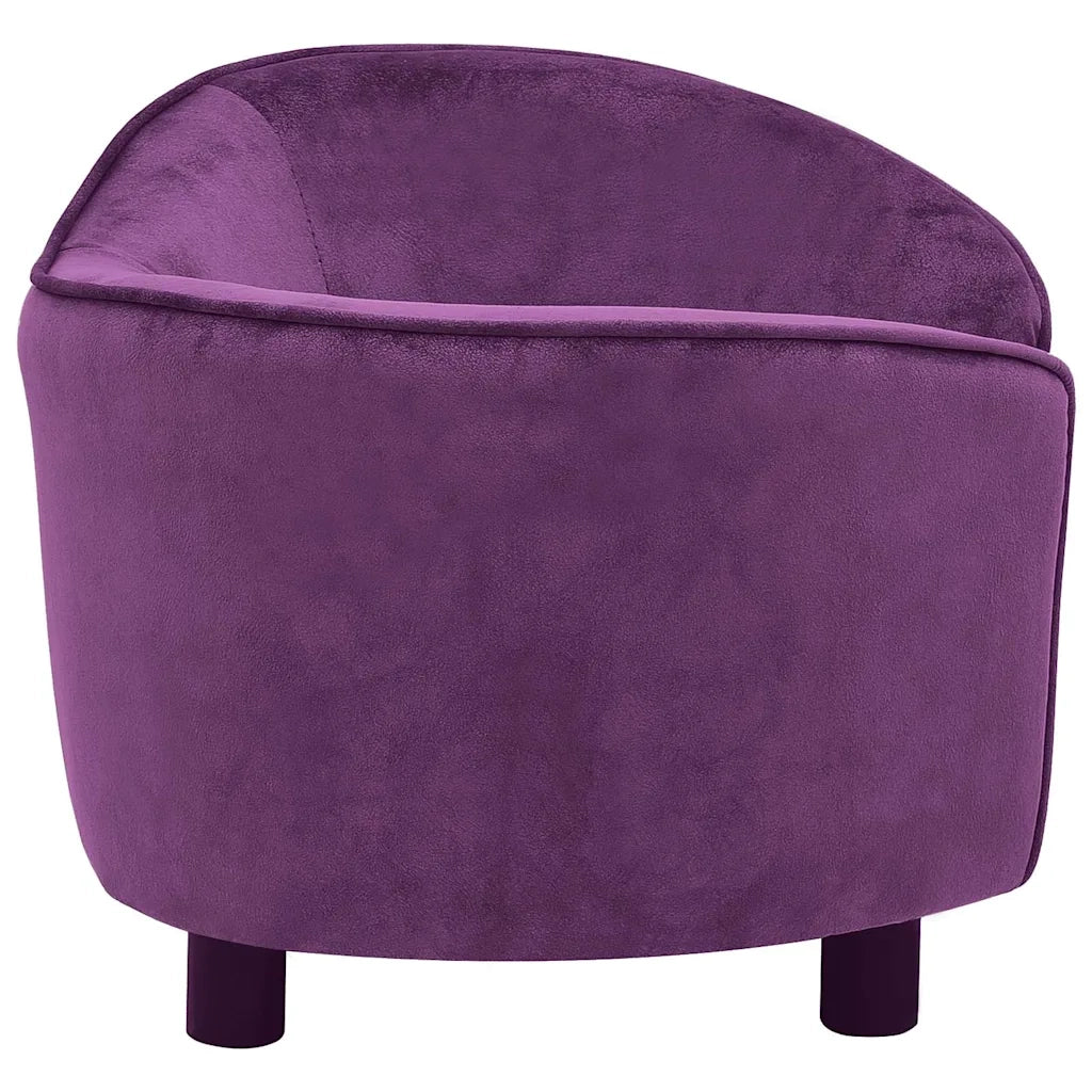 Divano per Cani Borgogna 69x49x40 cm in Peluche 171024