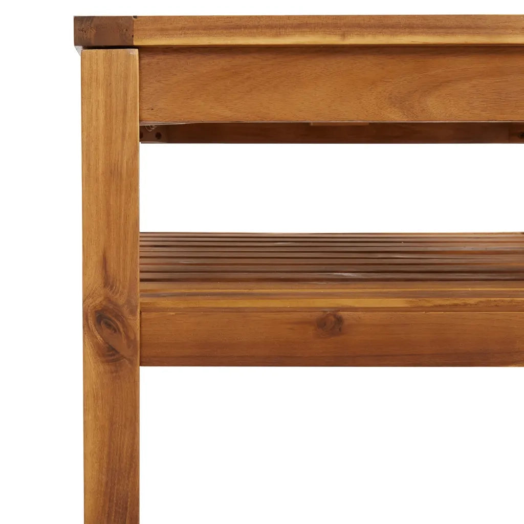 Set Divani da Giardino 6 pz con Cuscini Crema in Legno Acacia 3086935