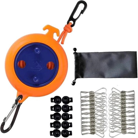 Waslijn portatile per campeggio - 32,8ft